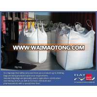 pp jumbo bag/pp big bag/ton bag/4 loops/ for sand, building material, chemical, fertilizer, flour , sugar